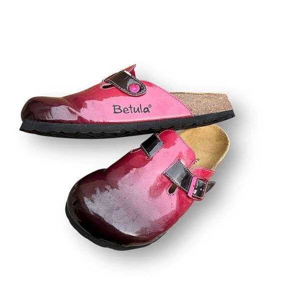 Betula by Birkenstock Pink Ombre Clogs Unisex Size 7 EU 38 Casual Shoes - Picture 9 of 16